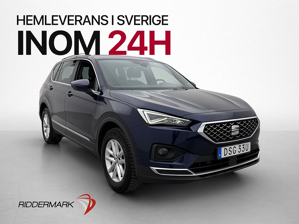 Seat Tarraco 190hk 4D Xcellence 7-Sits Värmare Cockpit Drag