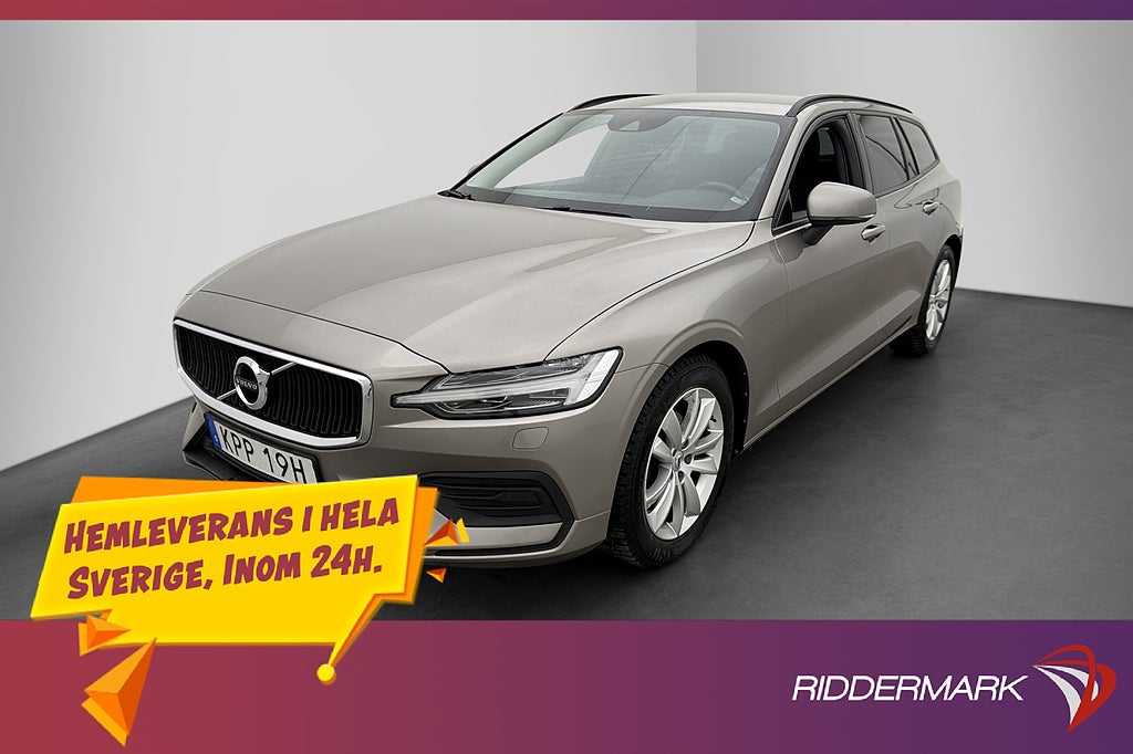 Volvo V60 D3 Momentum VOC Värmare Rattvärme CarPlay Dragkrok