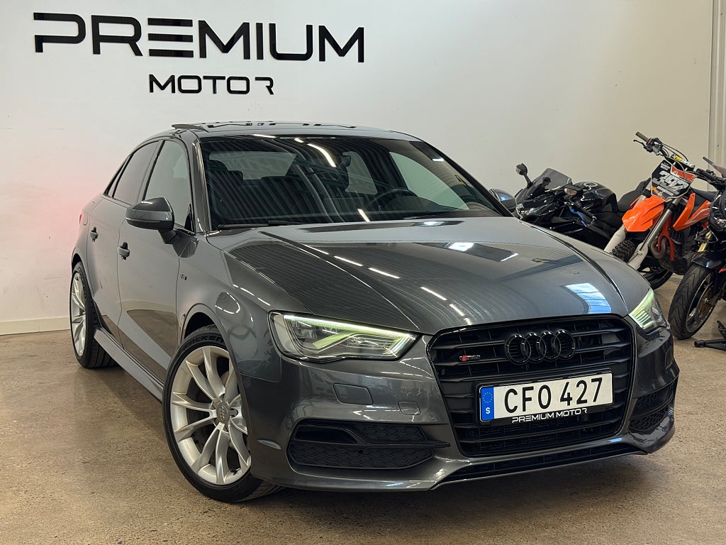 Audi A3 Sedan 2.0 TDI | S-Line | Quattro | Panorama | 184hk