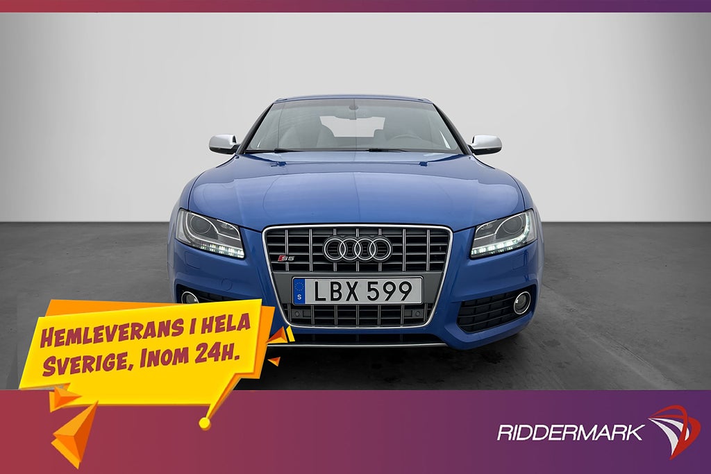 Audi S5 Sportback Quattro V6 333hk B&O Kamera Drag Sv.Såld