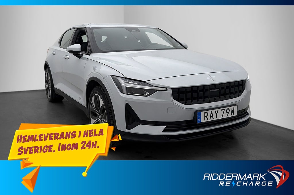 Polestar 2 Long Range 231hk Värmare Kamera CarPlay MOMS