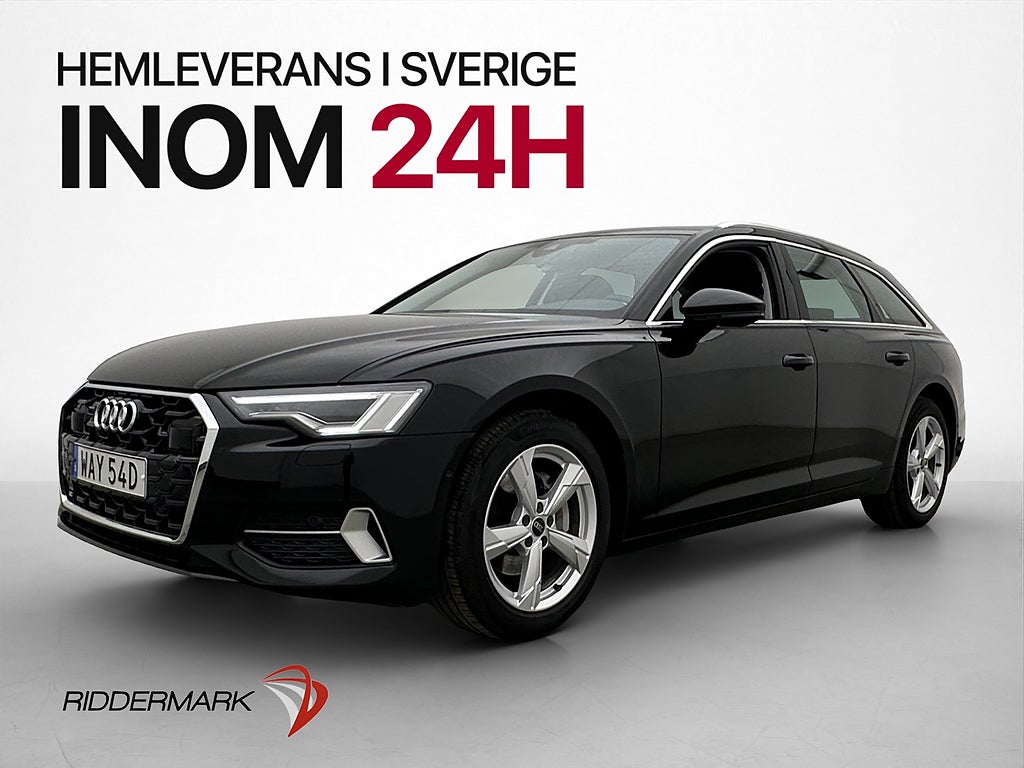 Audi A6 40 TDI Q Cockpit D-Värmare B-Kamera Drag Navi Moms