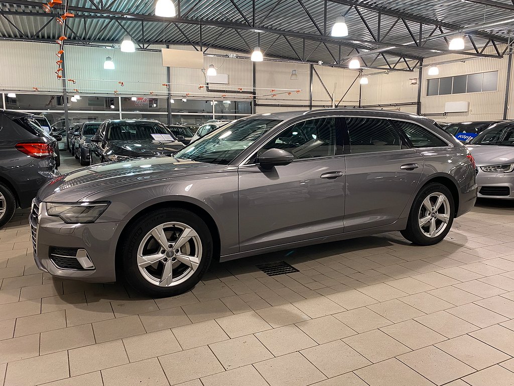 Audi A6 Avant 40 TDI Quattro Proline 204hk Värmare Krok Nav.