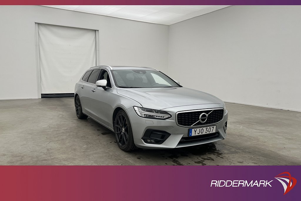 Volvo V90 D4 AWD R-Design Pano Skinn/Alcantara VOC Navi BLIS