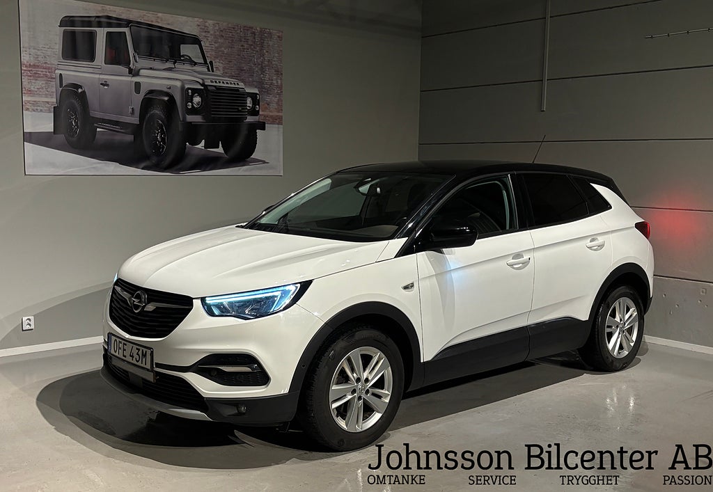 Opel Grandland X 1.2 Turbo Design Carplay Backkamera dragkrok 130hk 
