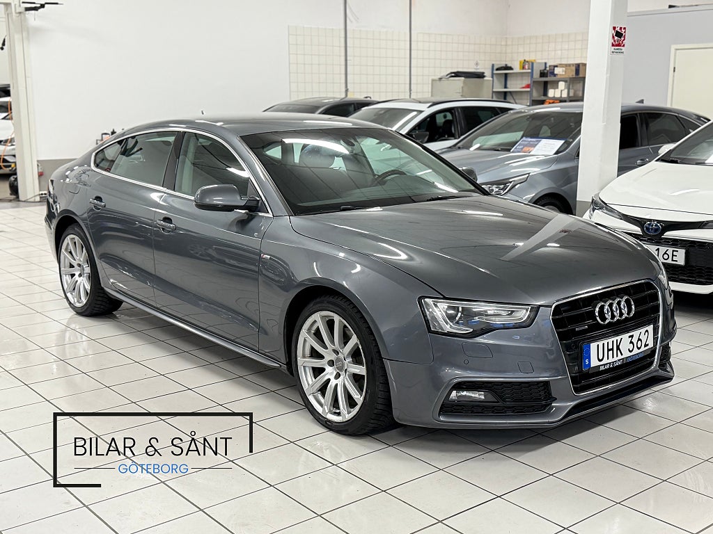 Audi A5 Sportback 2.0 TDI 190hk S Tronic S-Line quattro Alpine Edition