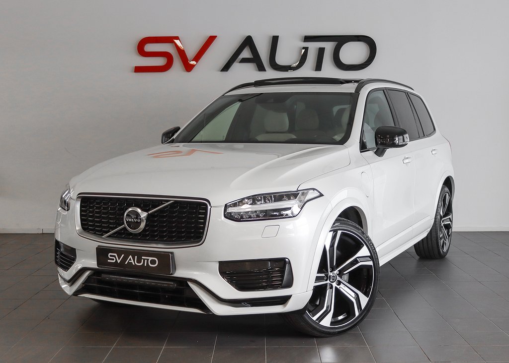 Volvo XC90 Recharge T8 AWD R-Design B&W HuD Pano Carbon MOMS