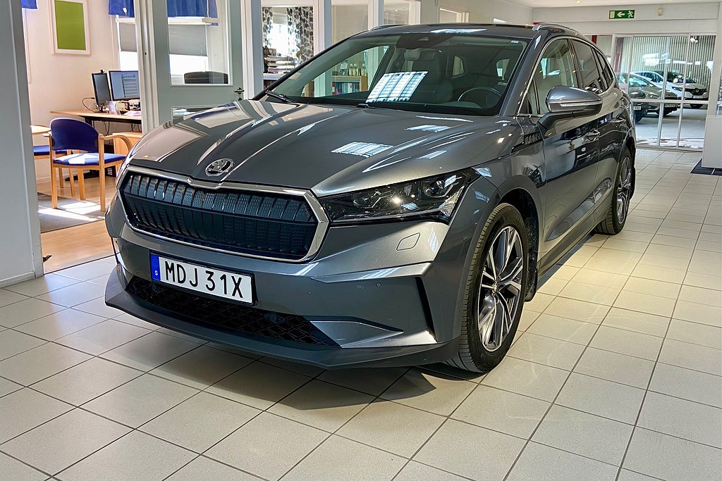 Skoda Enyaq iV 80X Family, Drag, Kamera, 82 kWh, Gotlandsbil, KAMPANJPRIS!