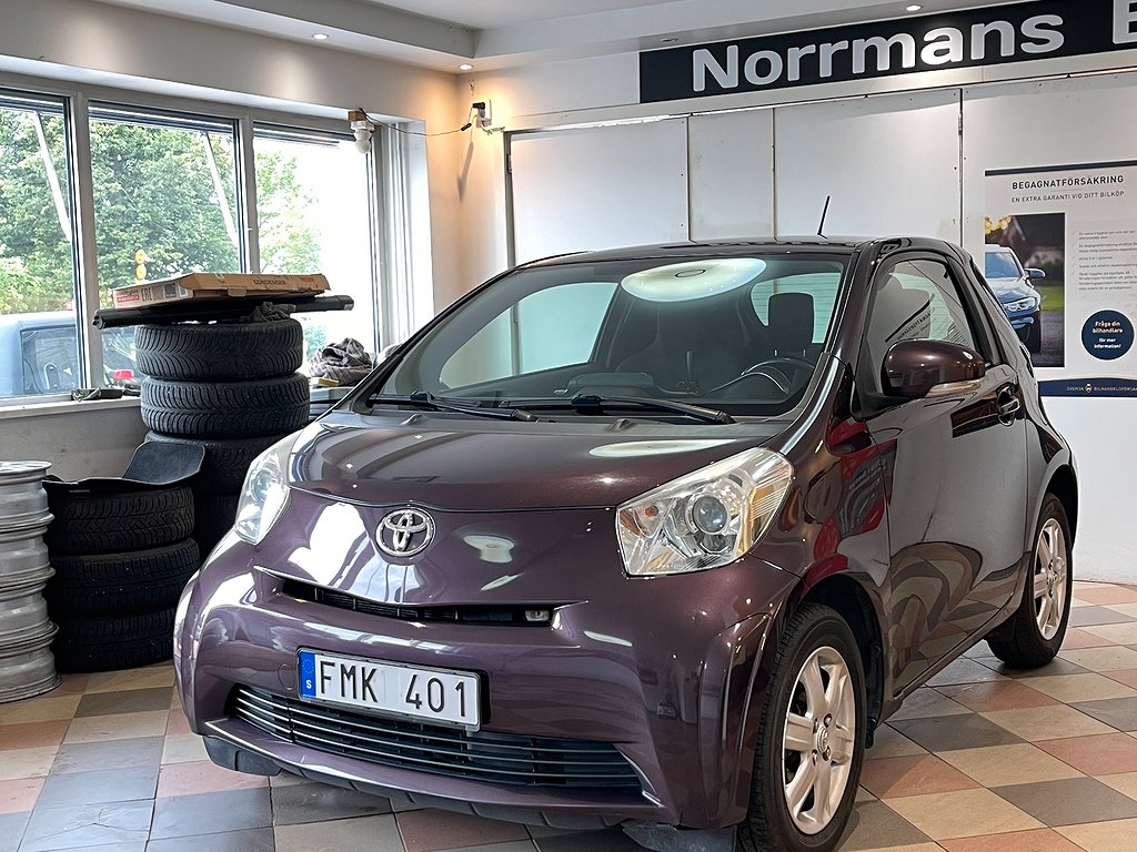 Toyota iQ 1.0 VVT-i Super CVT Automat/Kamkedja/4-Sitts/Nybes