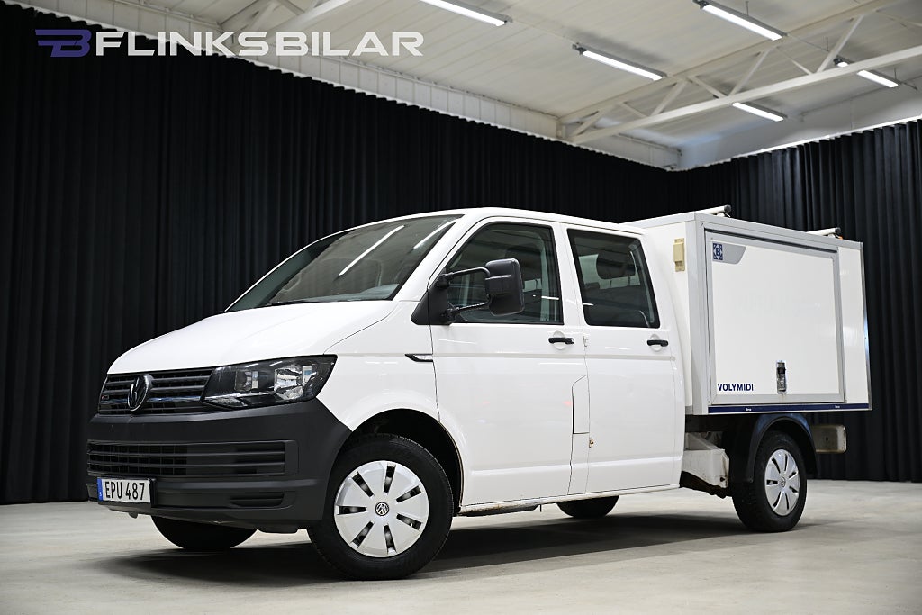 Volkswagen Transporter 4Motion 150HK Dubbelhytt|Kåpa|Inredd|Inverter|Leasbar