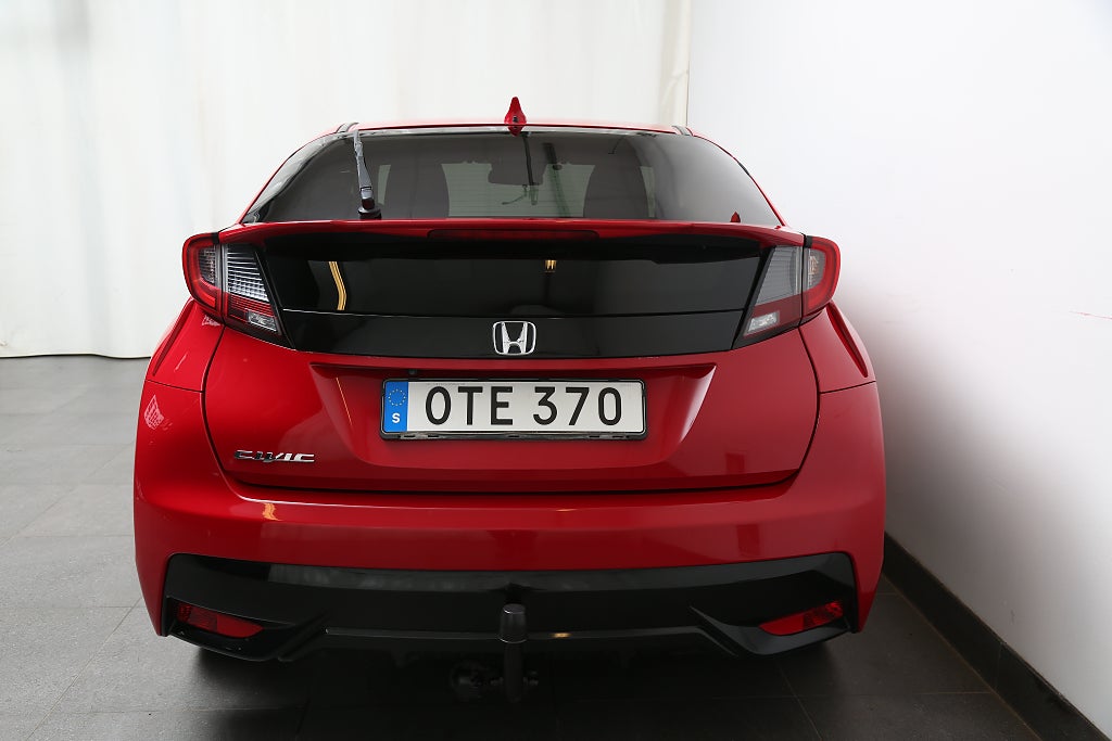 Honda Civic 1,6 i-DTEC 120hk Sport A-DA 5dr Kamera Motorv Drag 2016