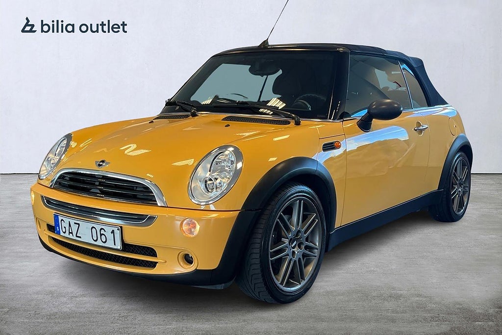 MINI One Convertible Manuell 90hk / Parkeringssensorer Lågmilad