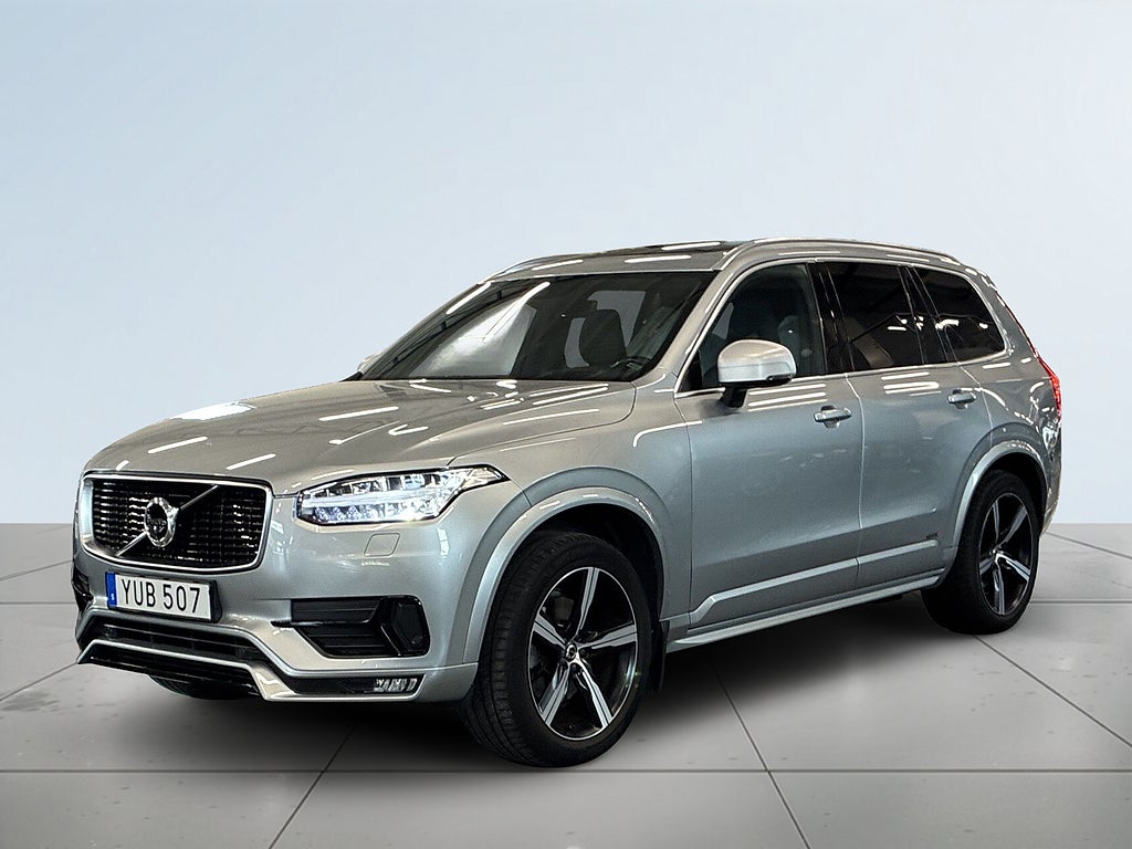 Volvo XC90 7-sits T5 AWD  R-Design S&V-/360/H/K/Pano/HUD/Carplay