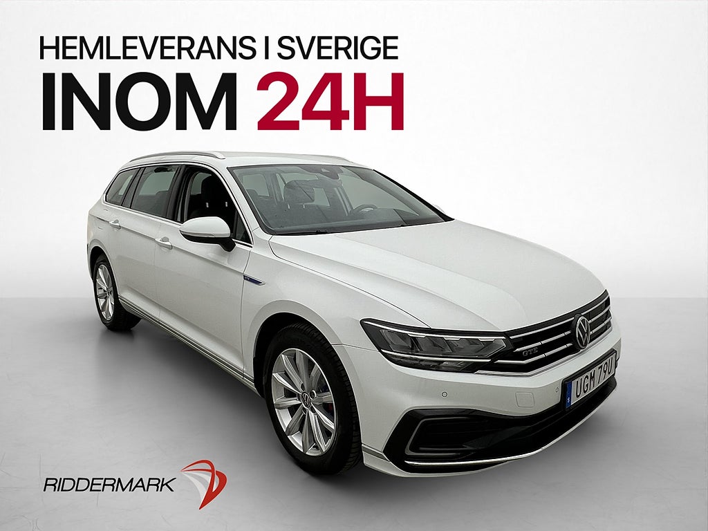 Volkswagen Passat GTE 218hk P-Värm P-Sensorer CarPlay Navi