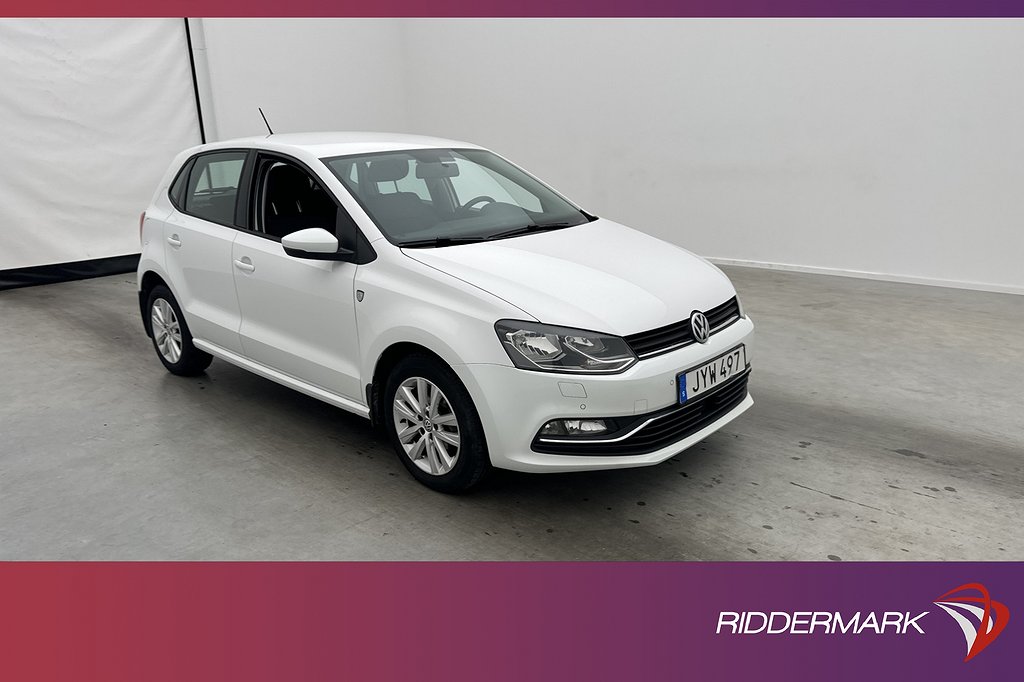 Volkswagen Polo 1.2 TSI 90hk Sensorer Farthållare 0,48l/mil