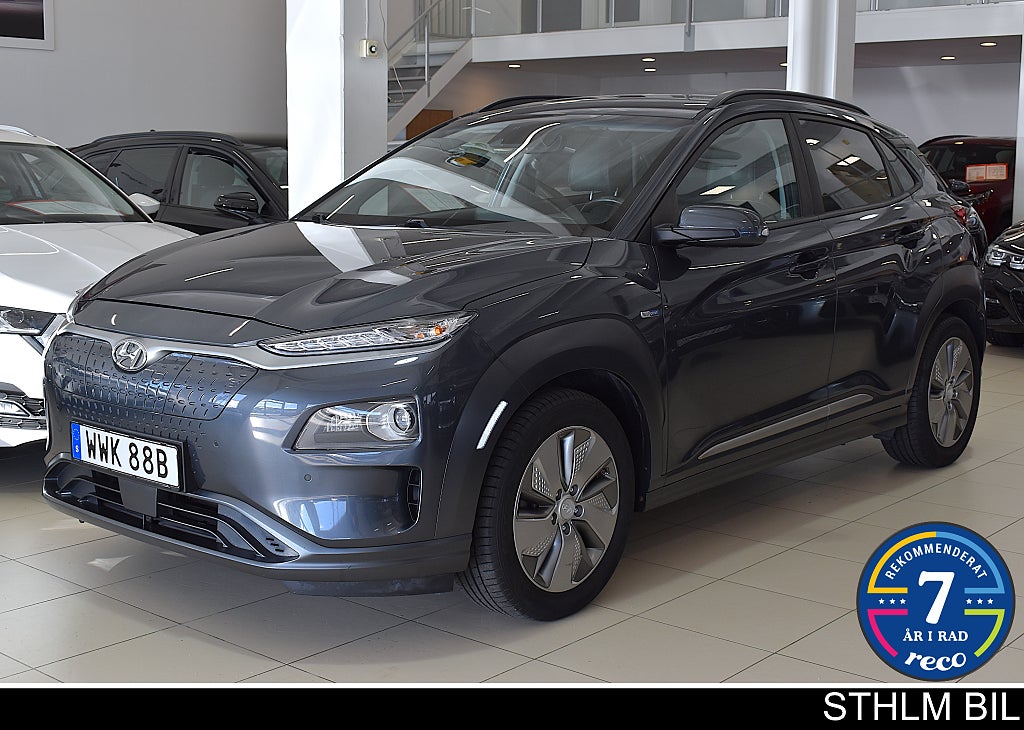Hyundai Kona 64 kWh Premium Navi Carplay KRELL 4.95% RÄNTA HUD