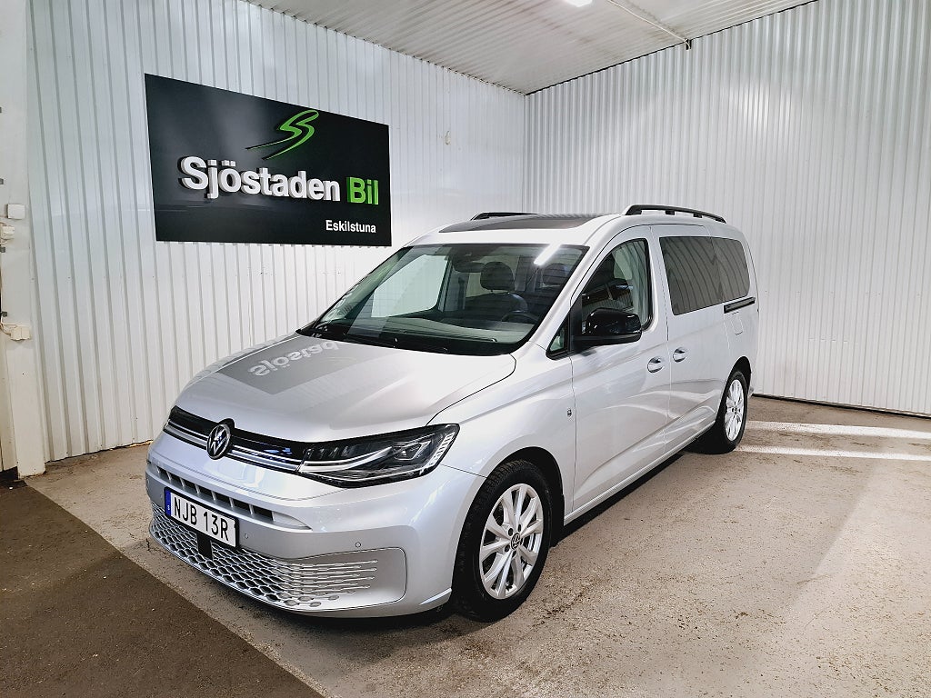Volkswagen Caddy Maxi 7-Sits 2.0 TDI Värmare Panorama Kamera Navigation 4,95%