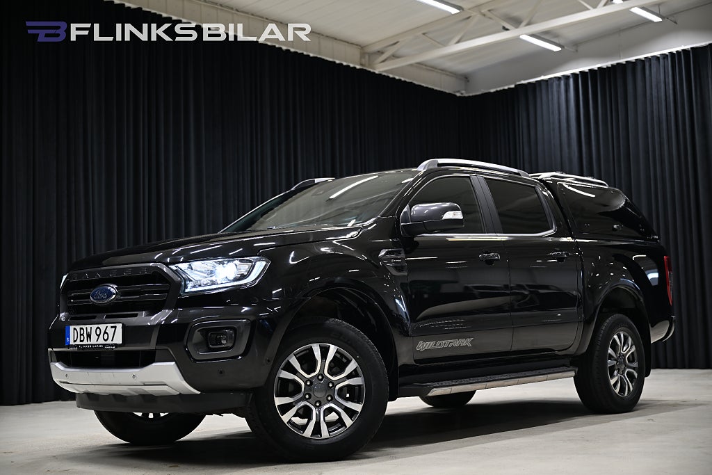Ford ranger 2.0 213HK Automat|Wildtrack|Kåpa|Släde|Värmare|NyKamrem