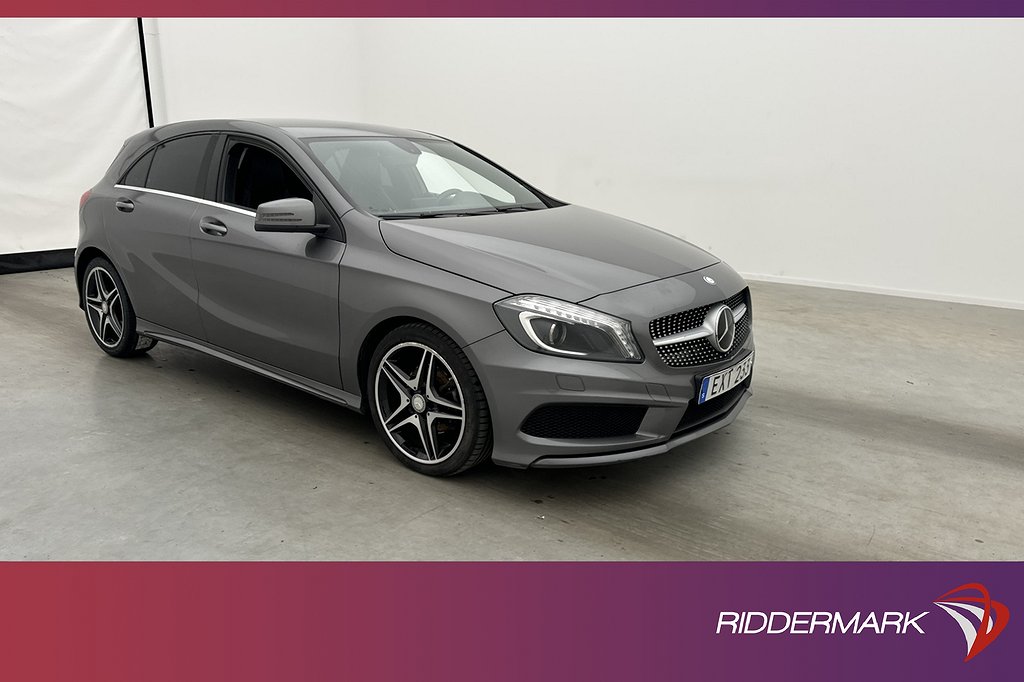 Mercedes-Benz A 200 136hk AMG Sport Kamera Halvskinn BT