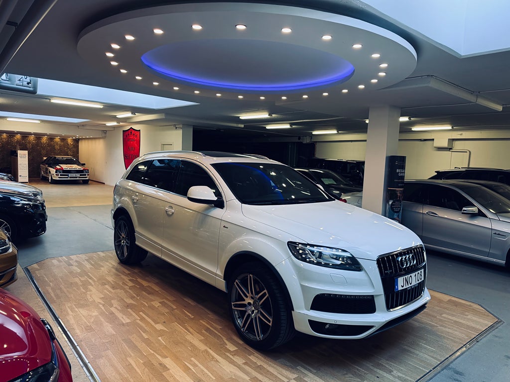 Audi Q7 3.0 TDI V6 Quattro S-Line 7 sits, dragkrok, panorama