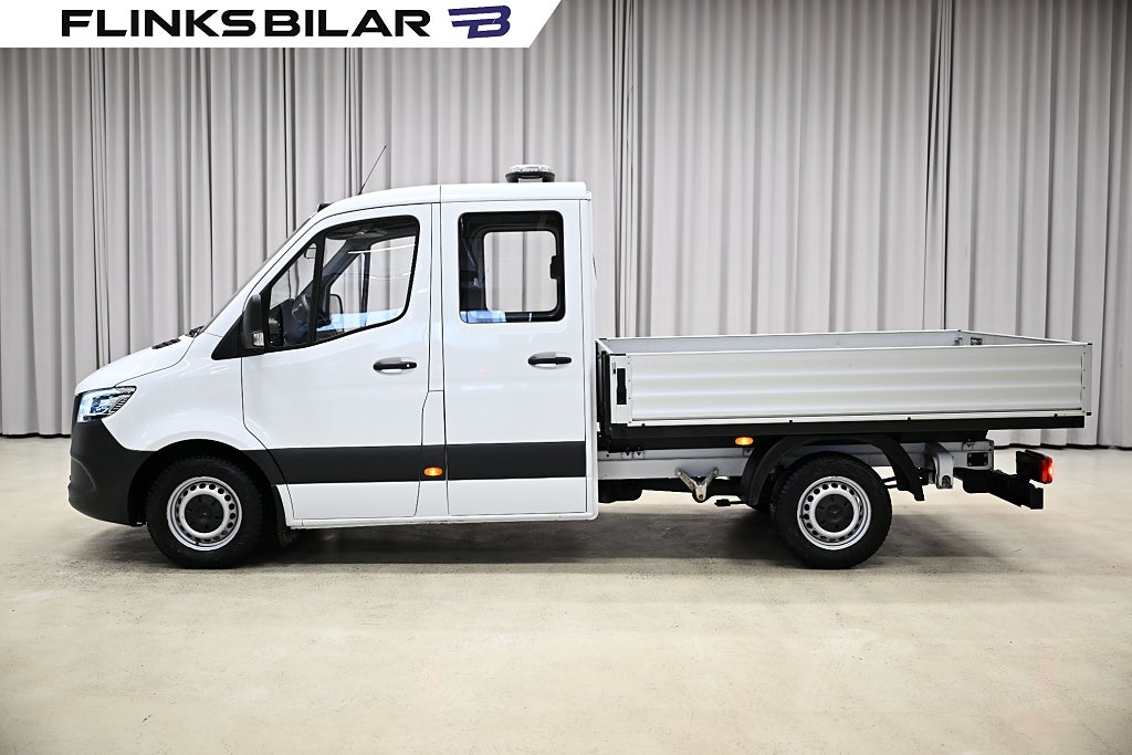 Mercedes-Benz Sprinter 215 CDI 150HK Dubbelhytt|Flak|LED|Backkamera|Leasbar