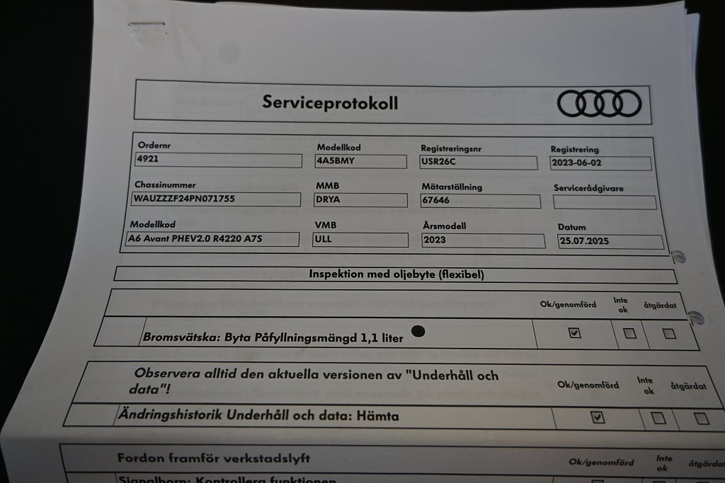 Audi A6 2023 - miniatyr 28
