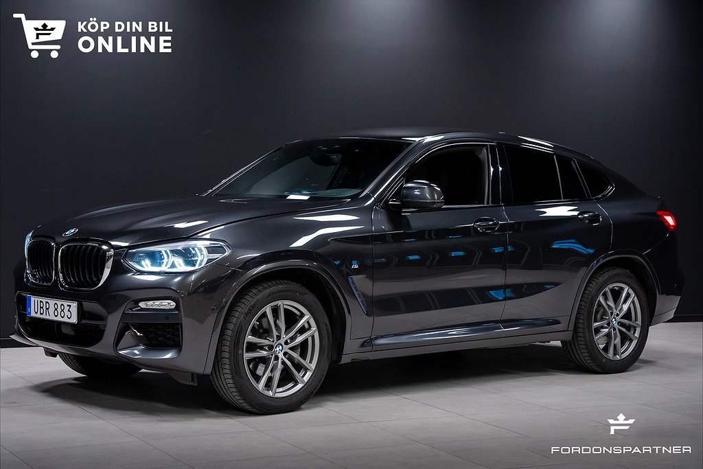 BMW X4 20 D M-SPORT NAVI H&K HEAD-UP 360 VÄRMARE LEASEBAR 