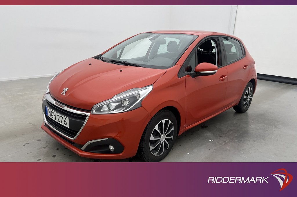 Peugeot 208 1.2 VTi 82hk Active Två-Brukare Farthållare