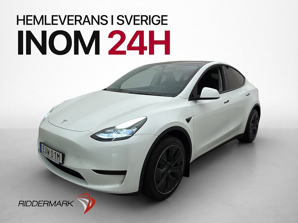 Tesla Model Y Standard Range RWD Svensksåld Pano Dragkrok