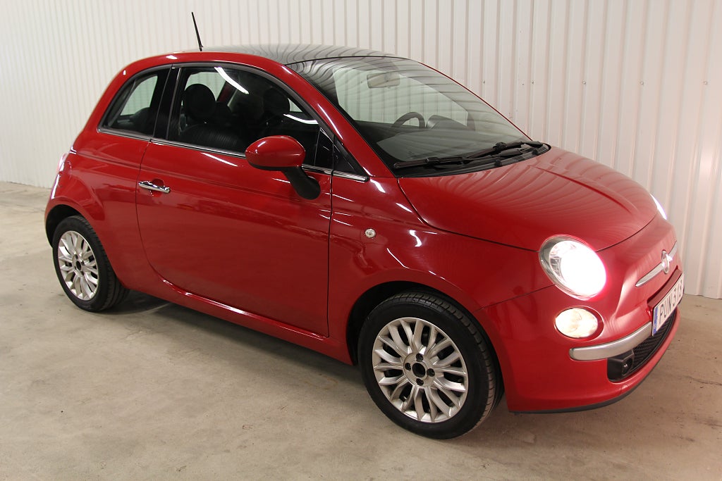 Fiat 500 1.2 8V Lounge-paket Panorama, AC