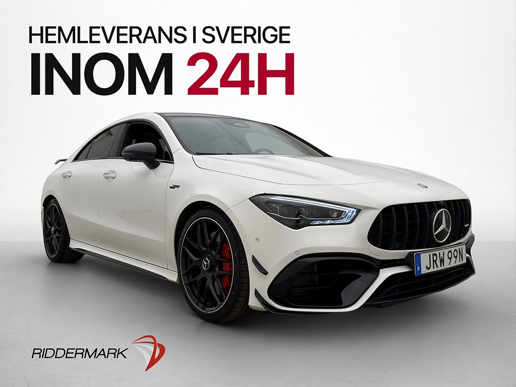 Mercedes-Benz CLA45 S AMG 4MATIC 421hk Pano 360° Burmester