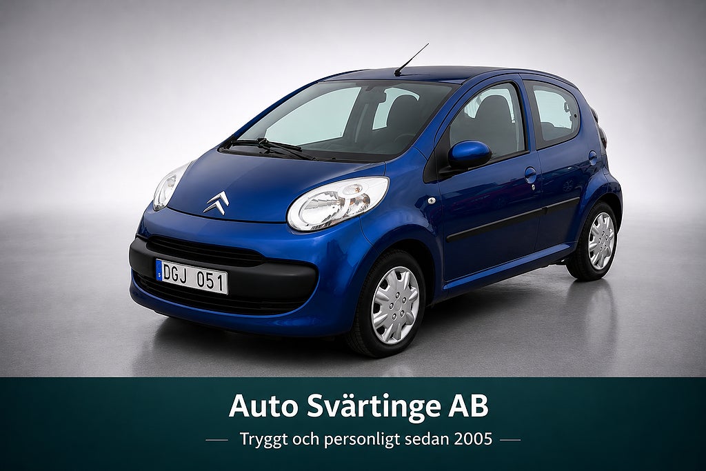 Citroën C1 5-dörrar 1.0 Euro 4 (Fungerade AC, Bes. till maj -27)