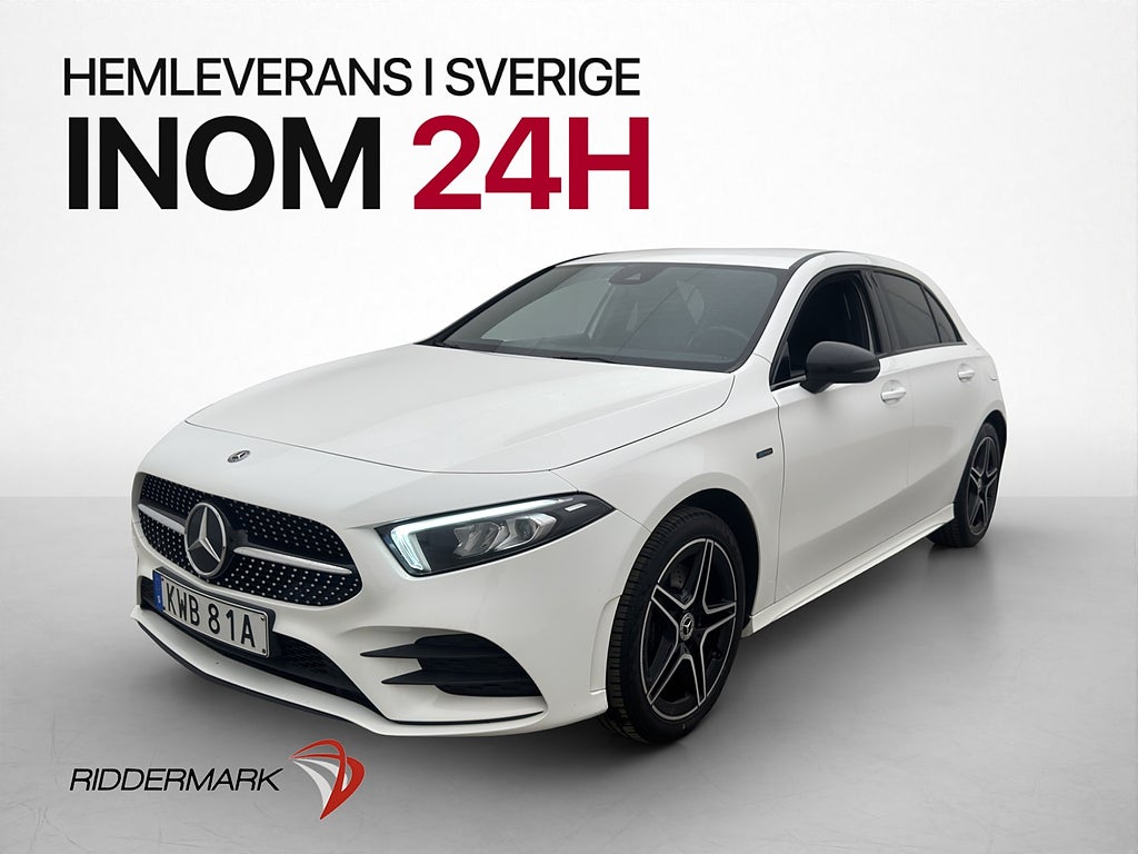 Mercedes-Benz A 250e 218hk AMG Värmare Kamera Keyless MOMS