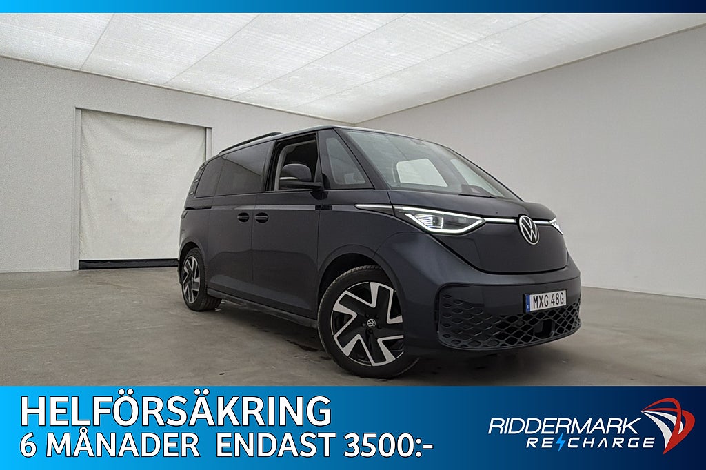 Volkswagen ID. Buzz Style Plus 82kWh Värm Drag El-Dörr Moms