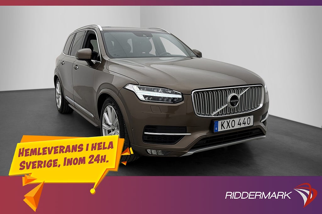 Volvo XC90 D5 AWD Inscription 360° Värmare 4-Zon 1-Brukare