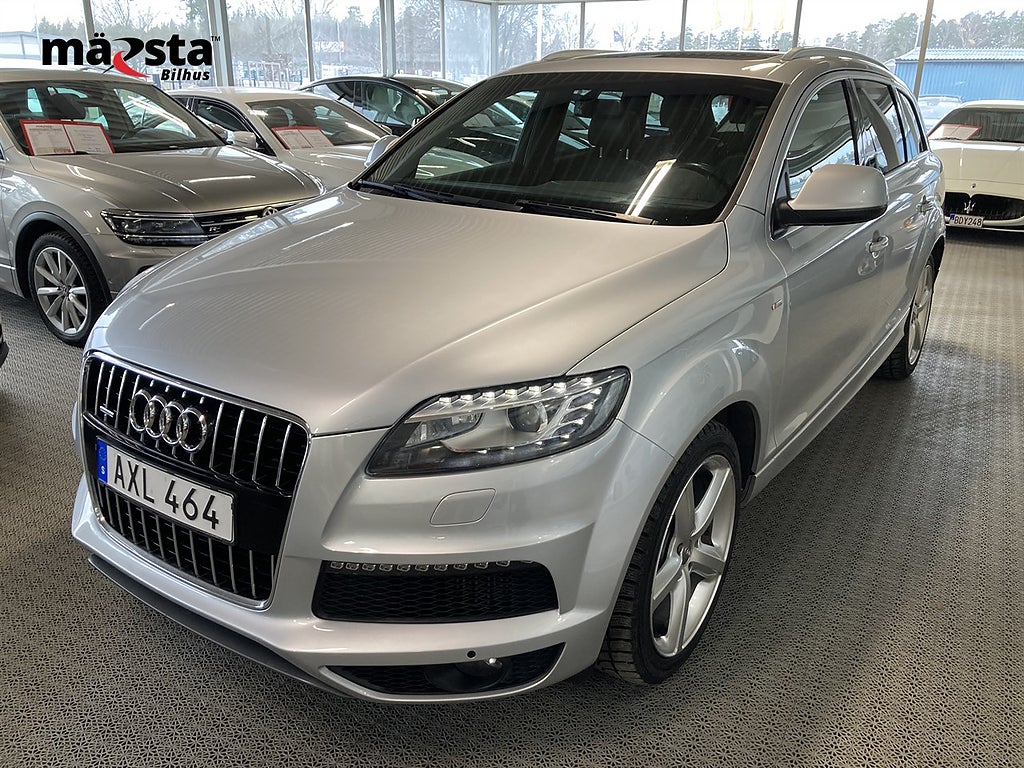 Audi Q7 3.0 TDI V6 quattro (204hk) S Line 7 Sits