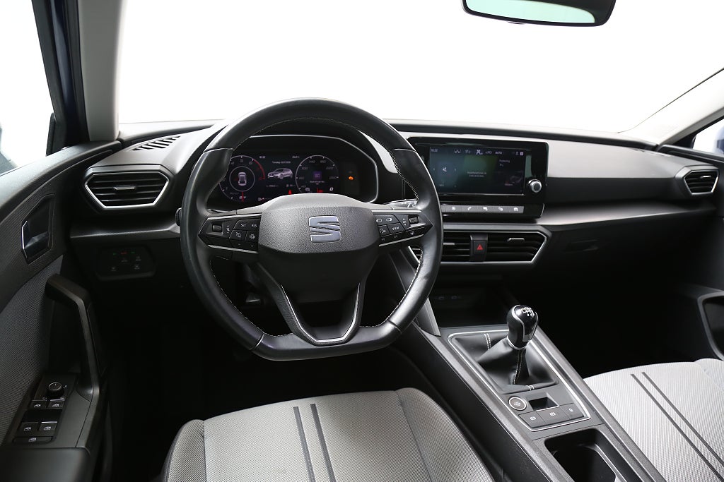 Seat Leon 1,0 TSI 110hk 5d Style Pluspaket Komfortpaket Cockpit 2021