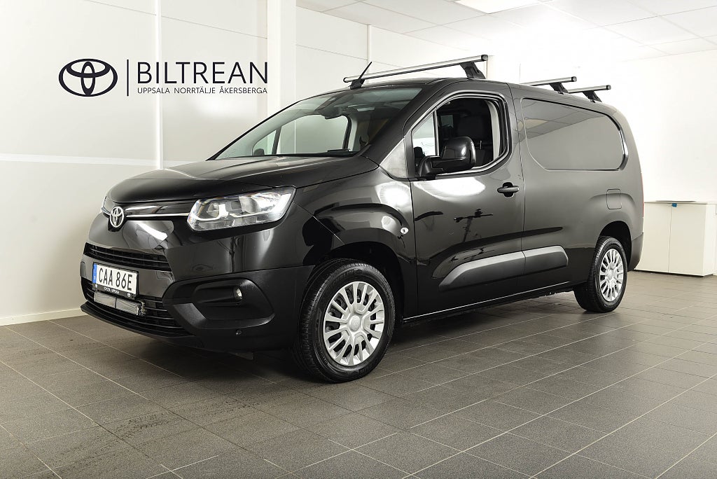 Toyota ProAce City Long 1.5D Drag Kamera Värmare Psens MOMS 3-sits 