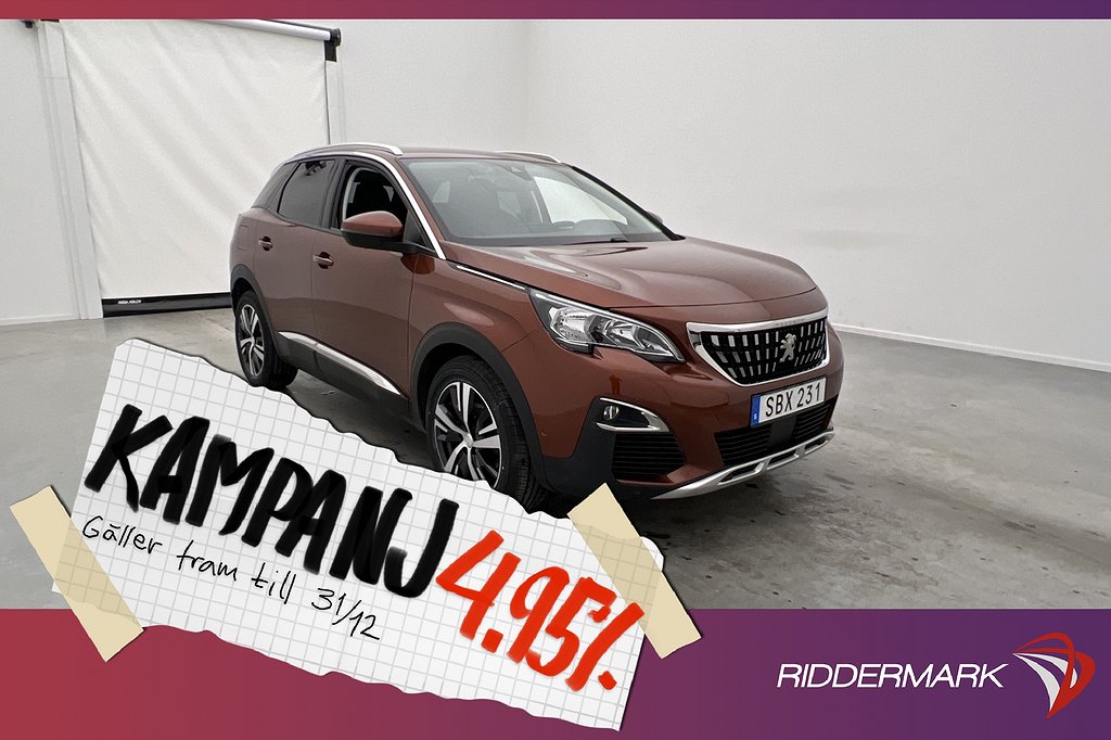 Peugeot 3008 1.2 PureTech 130hk Allure Sensorer 4,95% Ränta