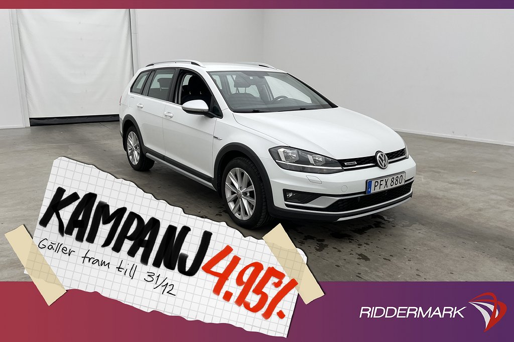 Volkswagen Golf Alltrack TDI 4M 184hk P-Värmare 4,95% Ränta