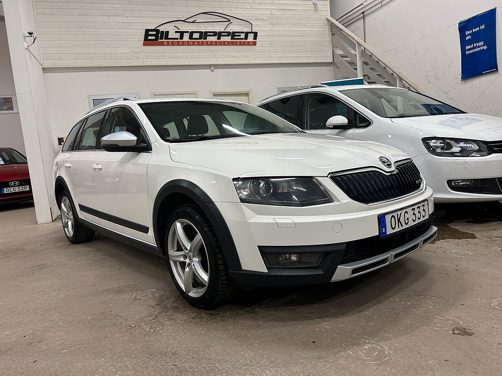 Skoda Octavia Scout 2.0 TDI 4x4 150hk Drag / M-värmare / S+V