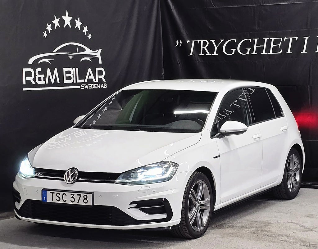 Volkswagen Golf R-line, CarPlay, Navi, P-sens, Blå-tand, Ny Serv/Bes!!!