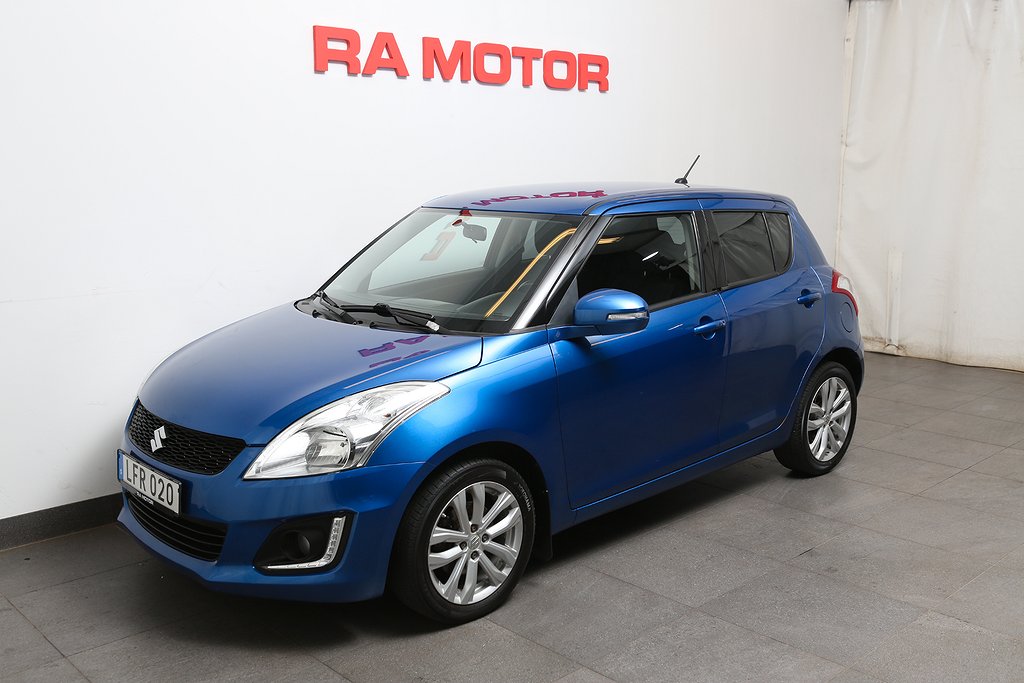 Suzuki Swift 1,2 VVT 94hk 5D Keyless Bluetooh Motorvärmare 2016