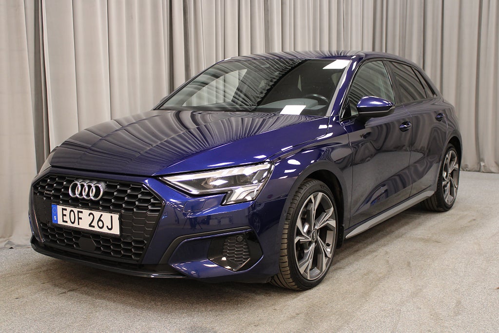 Audi A3 Sportback 40 TFSI 190HK Quattro Proline Drag/Värmare