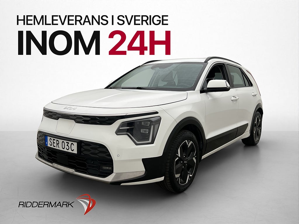 Kia Niro EV 204hk Action Drag Kamera Halvskinn CarPlay MOMS