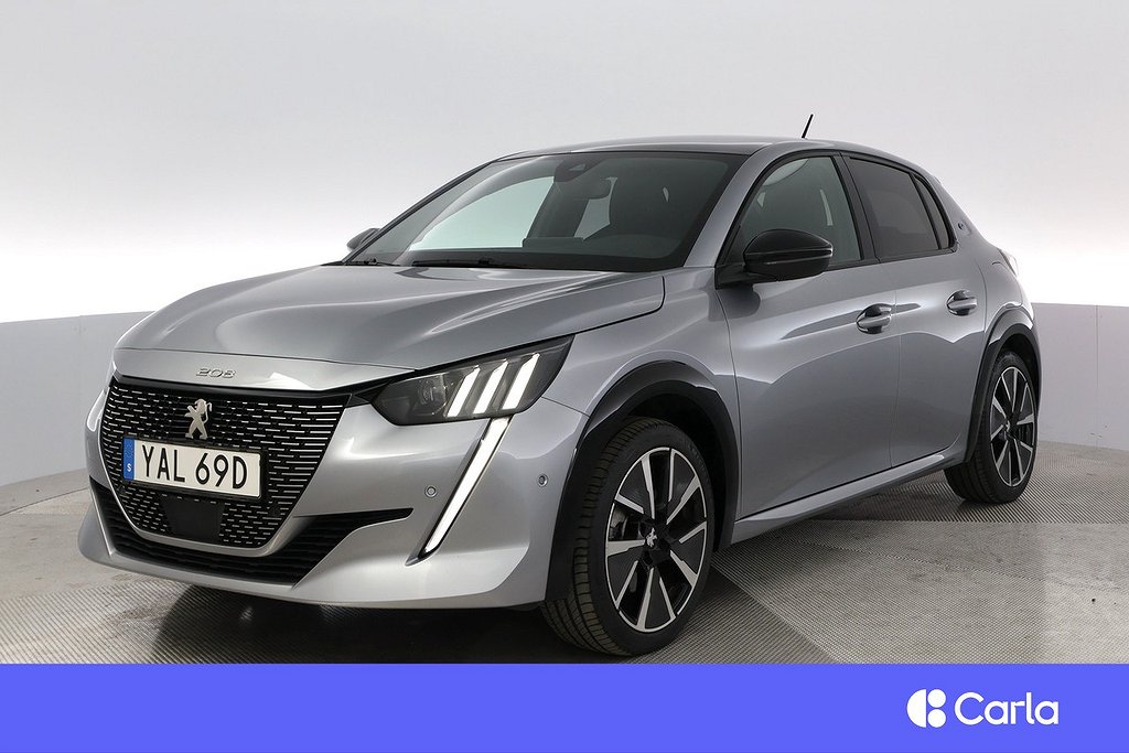 Peugeot E-208 GT Pack 2.99% Adap.Fart Navi Pano V-Hjul