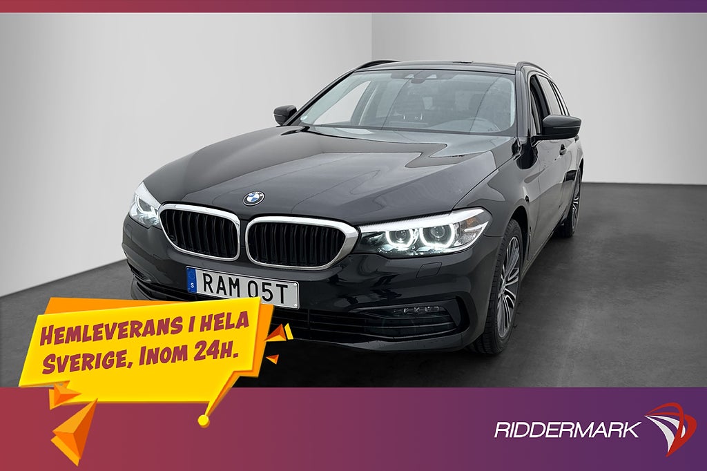 BMW 520 d Touring 190hk Sport line HiFi Kamera CarPlay Drag
