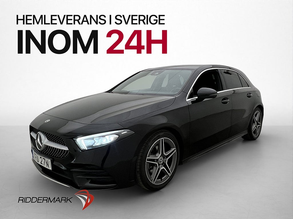 Mercedes-Benz A180 AMG Line Kamera Halvskinn Farthållare