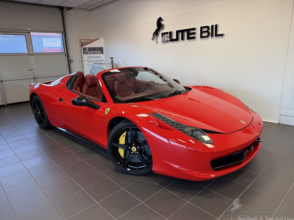 Ferrari 458 Spider 4.5 V8 Carbon pkt. Bör ses!