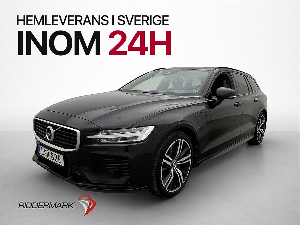 Volvo V60 T8 AWD R Design Pano H/K 360° Nav Drag Värmare HuD